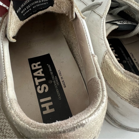 GG Golden Goose Tennis Shoes Sneakers Hi-Star size 39 - Picture 6 of 7